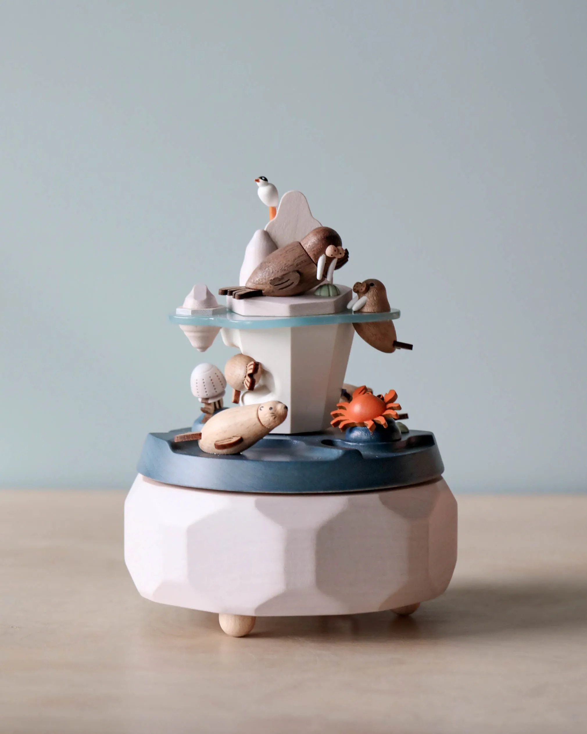 Wooden Arctic Music Box Odin Parker