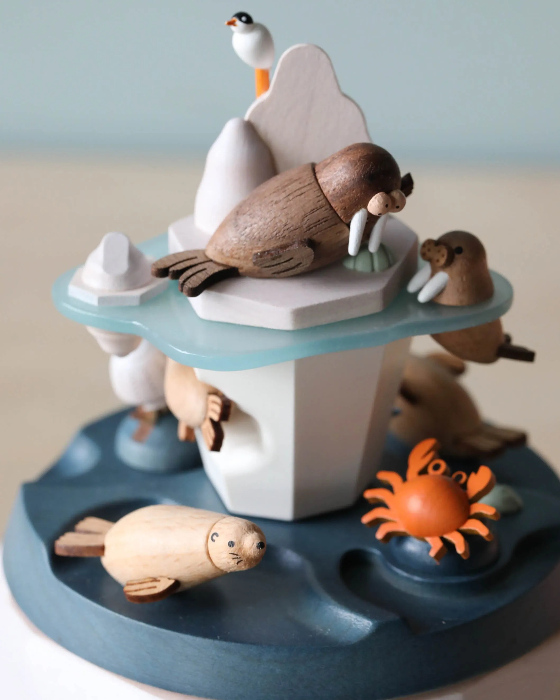 Wooden Arctic Music Box Odin Parker