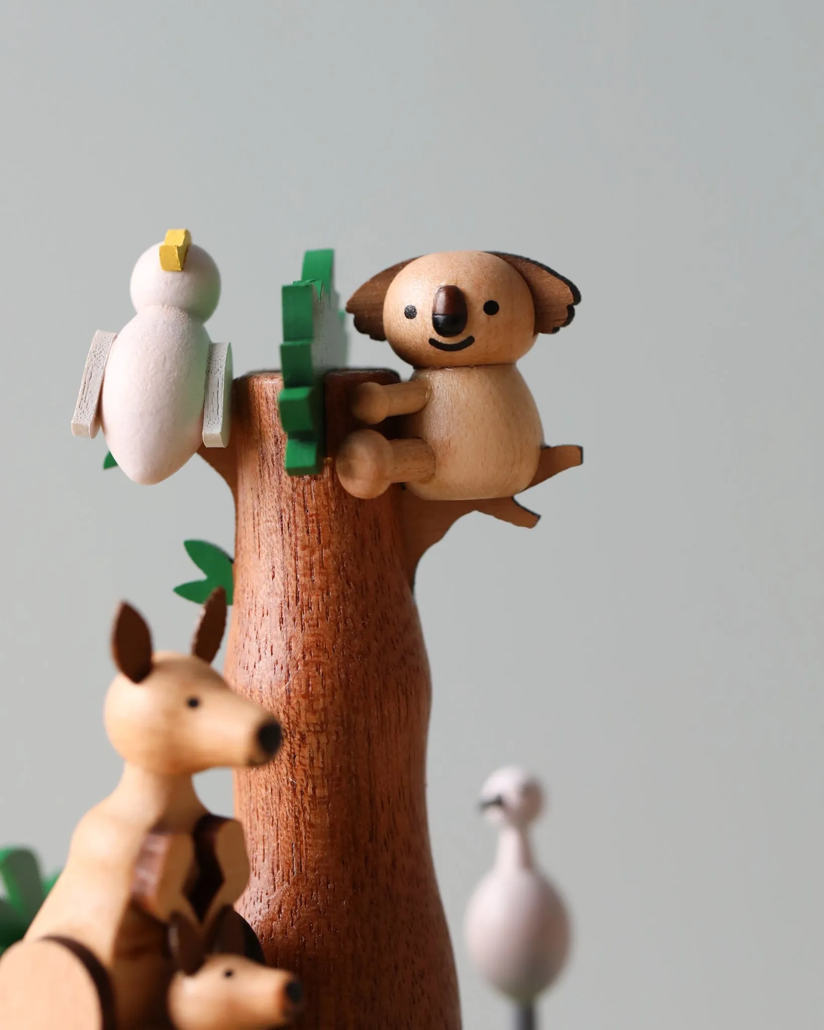 Wooden Australian Safari Park Music Box Odin Parker