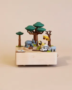 Wooden Safari Music Box Odin Parker
