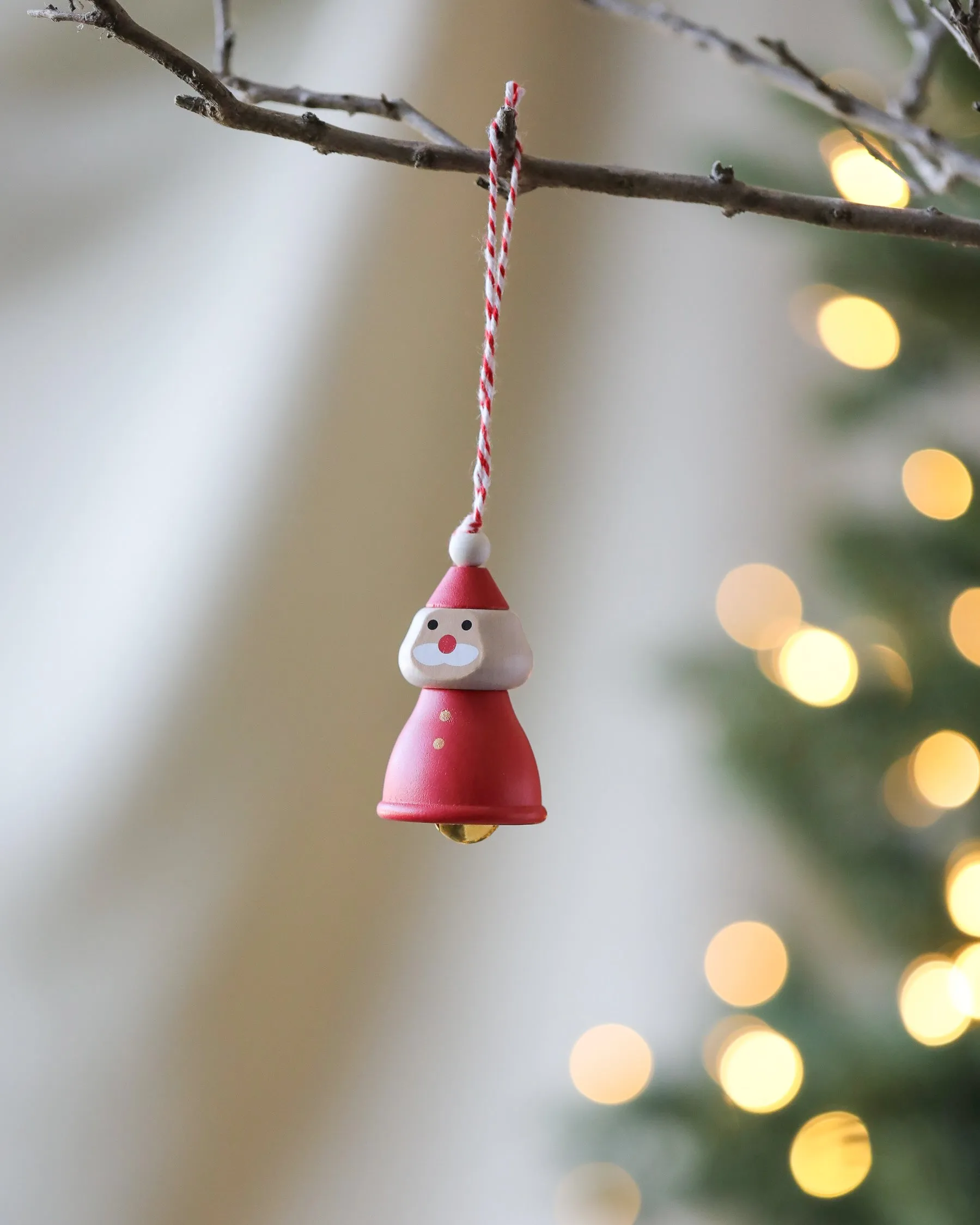 Wooden Santa Ornament Odin Parker