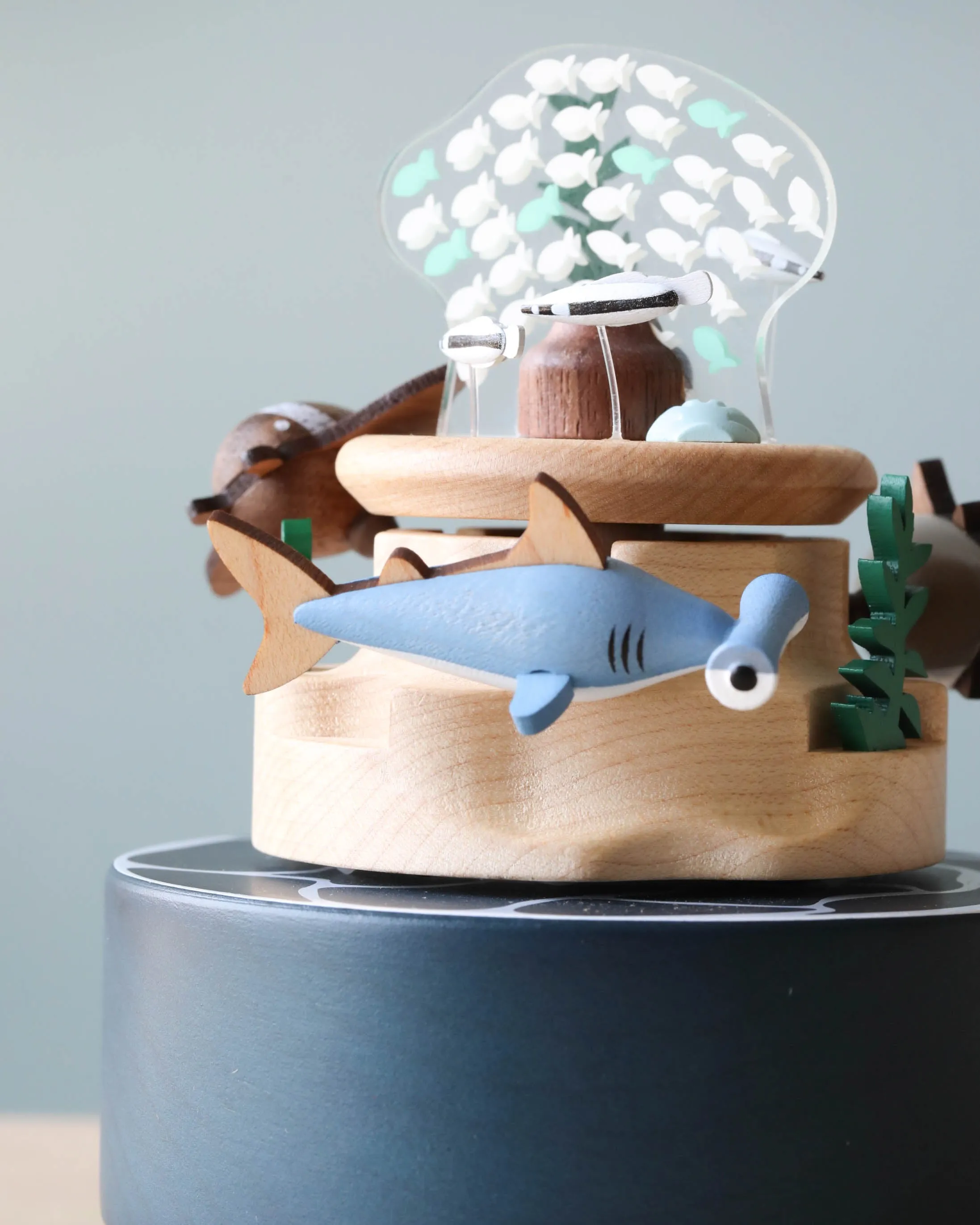 Wooden Under The sea Music Box Odin Parker
