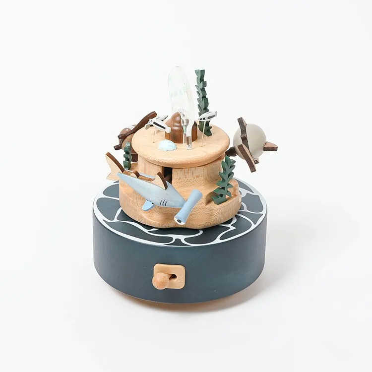 Wooden Under The sea Music Box Odin Parker